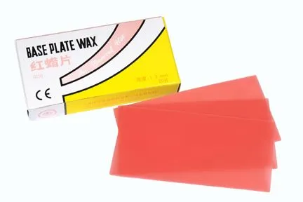 Base Plate Wax red 240 g